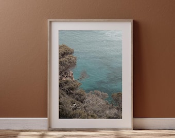 地中海の写真、海岸の壁画、スペイン（デジタルダウンロード）