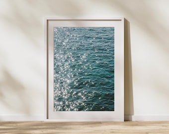 地中海の写真プリント、メノルカ島スペイン、海岸沿いの壁アート（デジタルダウンロード）