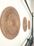 Wall placemats set of 2 or 3 | wall basket | boho wall decor product logo