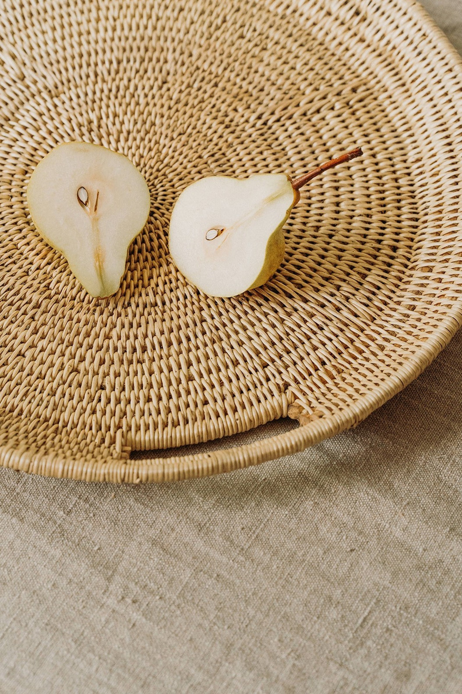 Decorative Round Basket Tray Coffee Table Tray Serving Tray Etsy