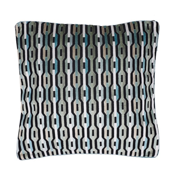 Lawrence Grey tissus rectangulaire housse de coussin jeter housse d’oreiller 50x50cm 20x20 pouces