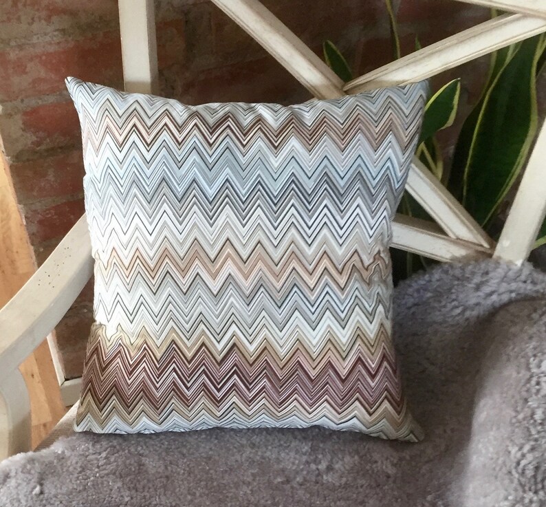 AUTHENTIC MISSONI FABRIC John 160 Rectangular Cushion Cover Etsy