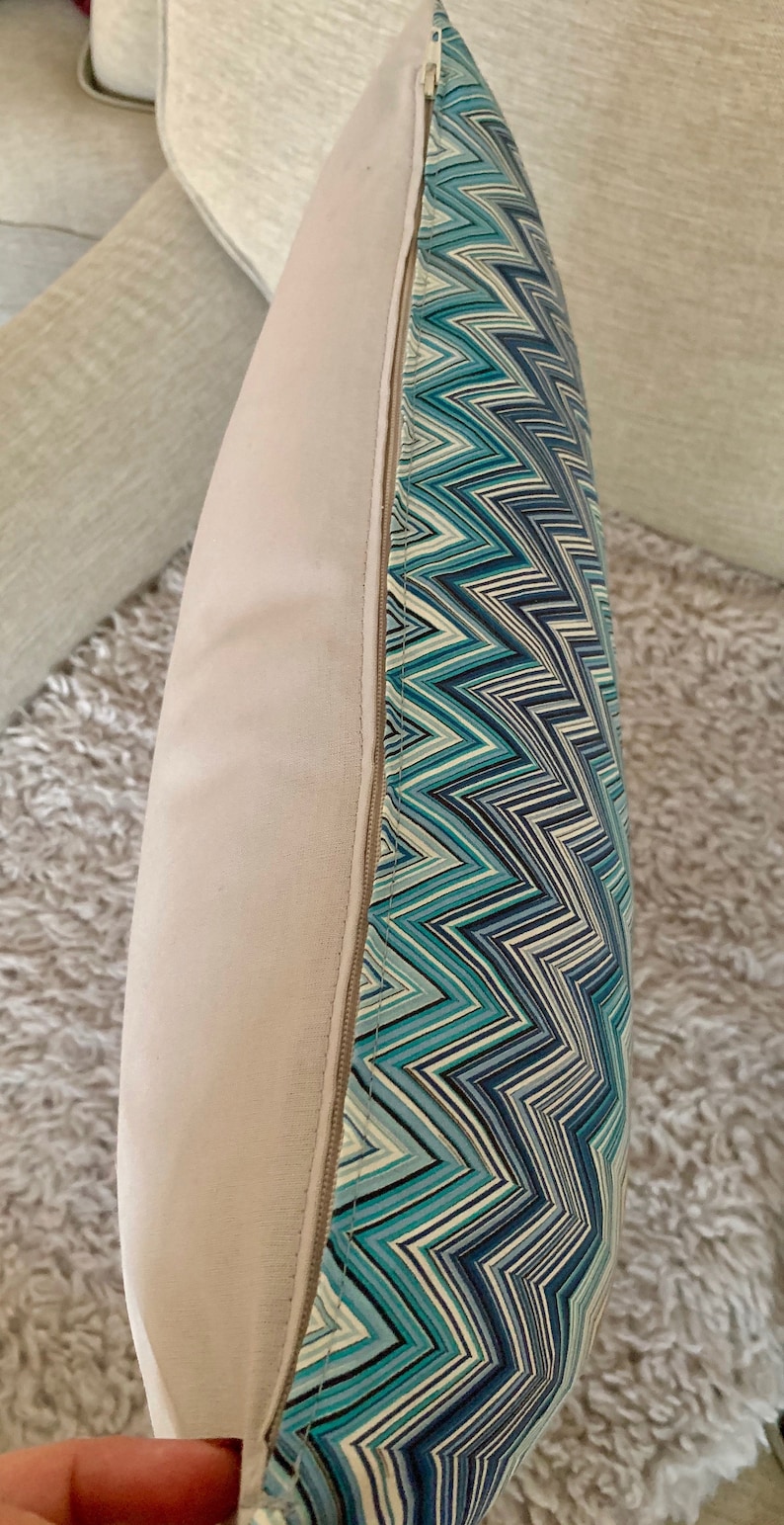 AUTHENTIC MISSONI FABRIC John 170 rectangular cushion cover ca 50x50cm 20x20 inch 100/% sateen