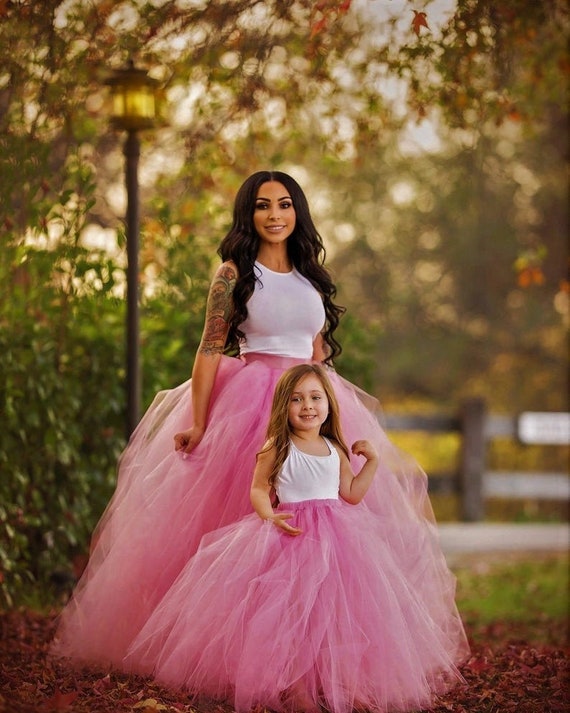 mommy and me tulle skirt
