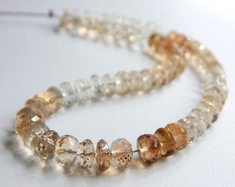 Imperial Topaz,Golden Topaz Shaded Faceted Beads Rondelle Shape 4.mm Approx 16"Inches Natural Top Quality Wholesale Price