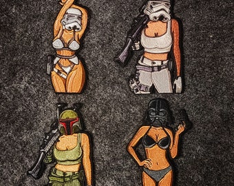 Star Wars Girl sexy Morale Patch stormtrooper comics militair geweldig grappig