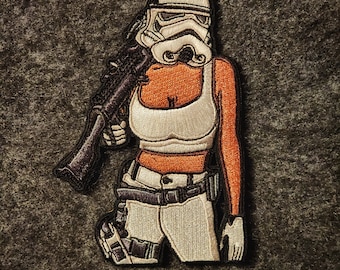 Star Wars Girl sexy Morale Patch stormtrooper comics militair geweldig grappig tactisch
