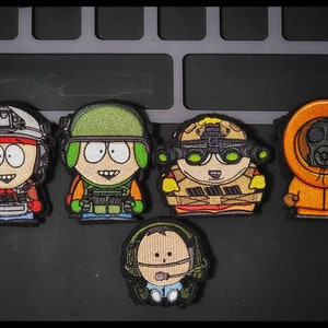 South Park Tactical Morale Patch cartoon volwassen militair geweldig grappig Terrance en Phillip Canada cartman