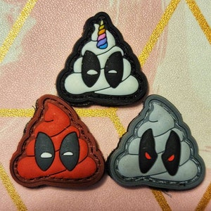 Patch en PVC Deadpool Deadpoo Ranger Eye X-force Unicorn Glow petit