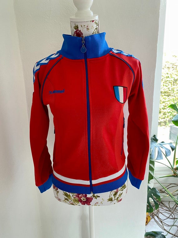 Vintage 1970s Track Jacket, 70s Hummel Track Jacket in Red and Blue,  Vintage Sportswear, Hummel Unisex Grenoble Track Jacket, Size S - Etsy