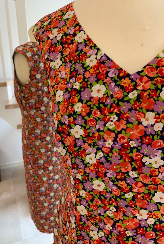 Vintage Laura Ashley silk dress, 1980s dress, Laur