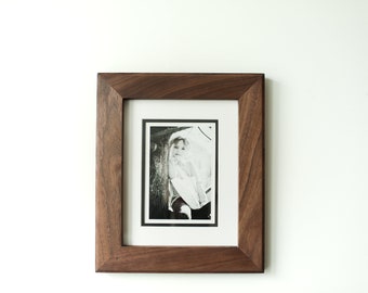 Molly Suzanne Co | Knoched VA | Custom Wooden black walnut frame