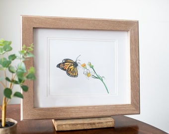Molly Suzanne Co / Estampado mariposa / 8x10 / Estampado de primavera