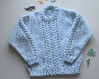 Hand Knit Sweater - Etsy UK