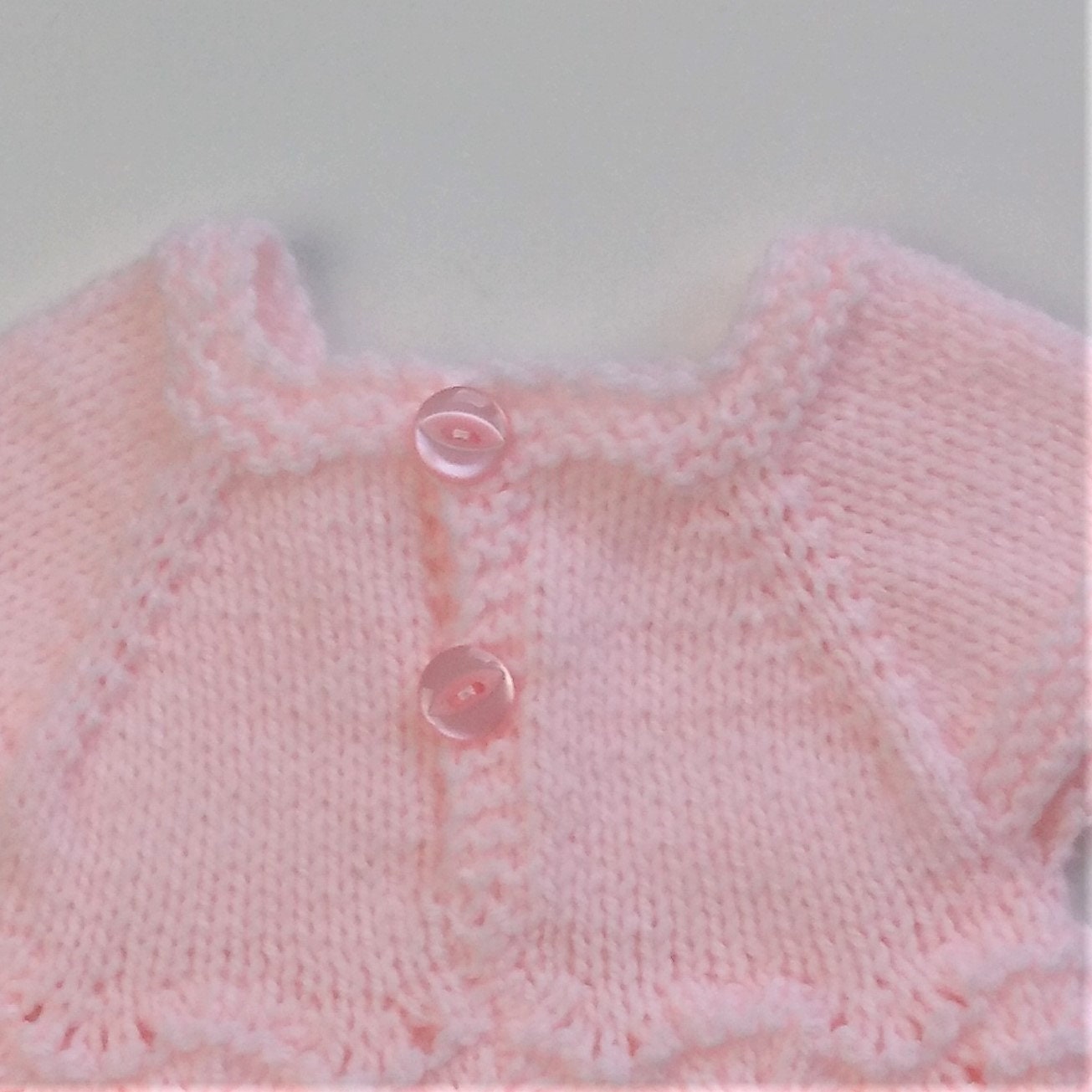 Hand Knitted Baby Dress - Etsy UK