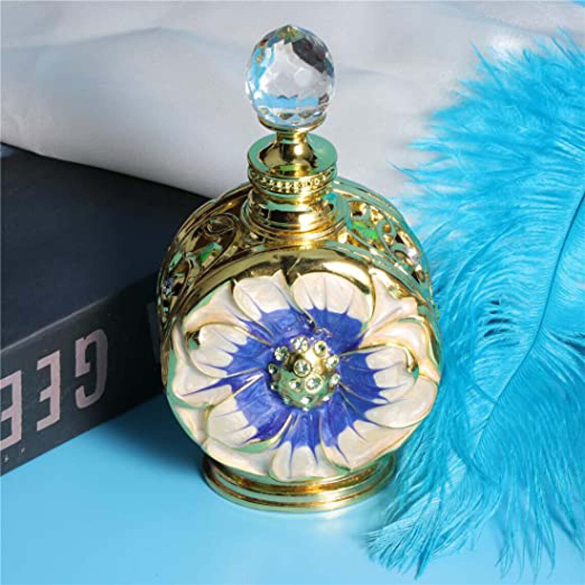 Refillable Vintage Perfume Bottle Empty Essential Oil Bottle Etsy