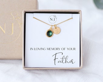 Loss of Father Gift, Grief Gift, Sympathy Gift, Father Memorial Necklace, Loss Of Father, Remembrance Gift For Loss Of Father, Daughter Gift