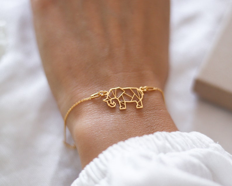 Personalised Good Luck Bracelet Elephant Bracelet Custom Etsy UK