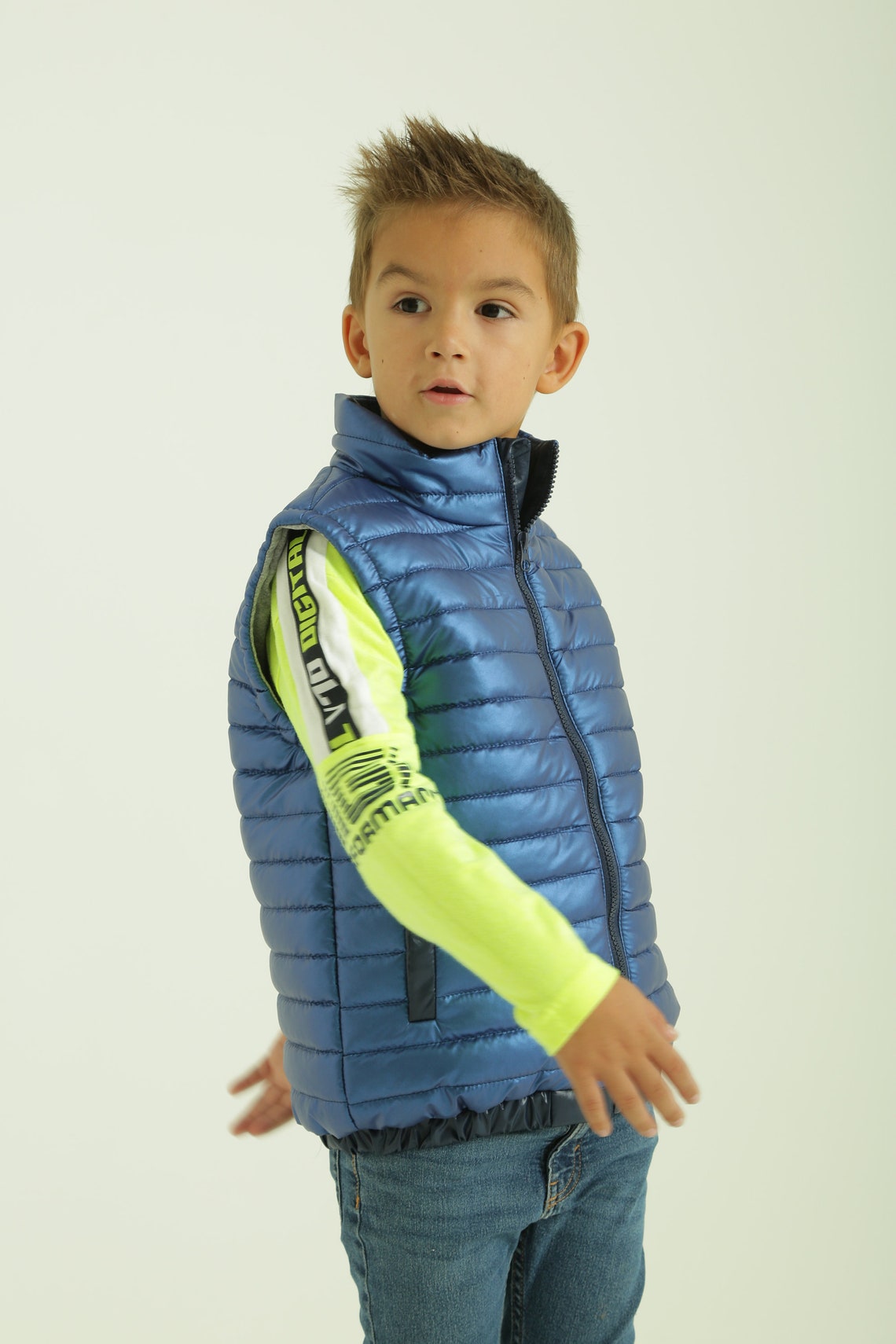 Clothes from hemp Hemp Quilted Vest Kids Children Vest Hemp Etsy