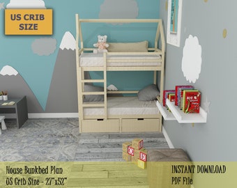 crib size bunk beds