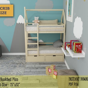 crib size bunk beds for sale