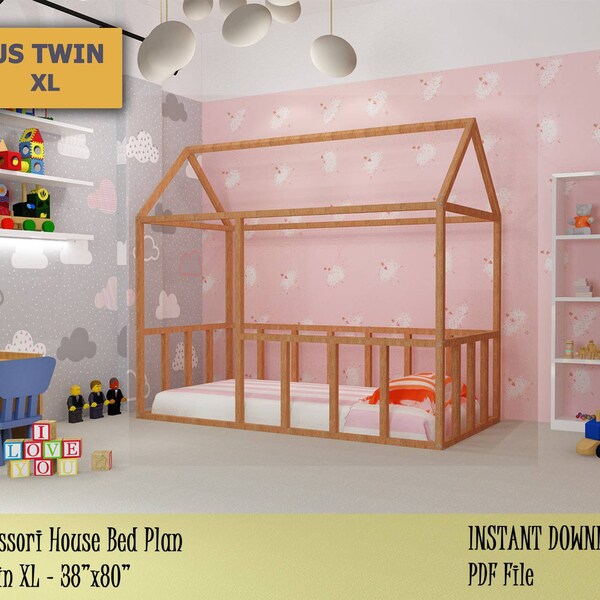 Twin Xl Bed Frame Etsy