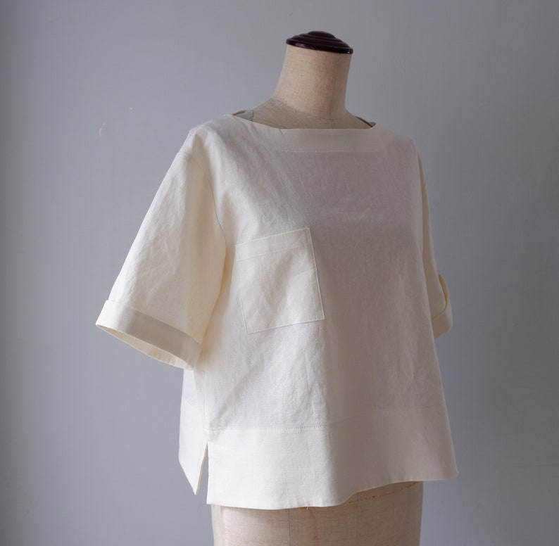 Boxy top PDF sewing pattern Etsy