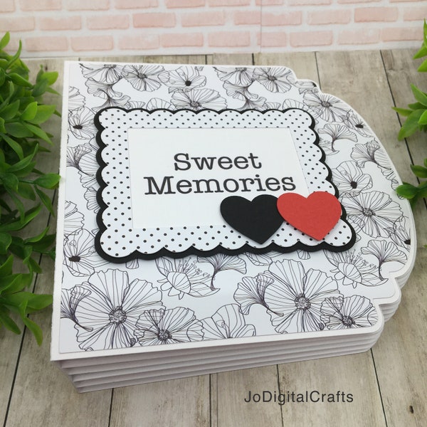 Mini album Sweet Memories! File di taglio digitale!