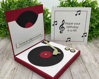 Record Player Giftbox !Digital Cutting File For Silhouette Cameo and Cricut Machines!