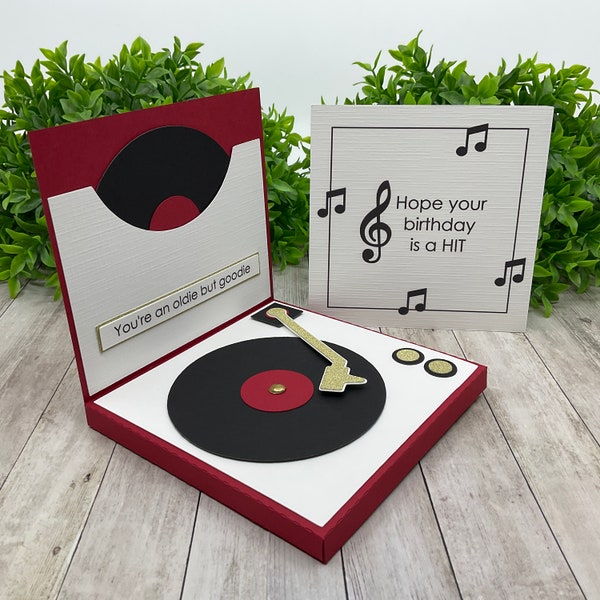 Record Player Giftbox !Digital Cutting File For Silhouette Cameo and Cricut Machines!