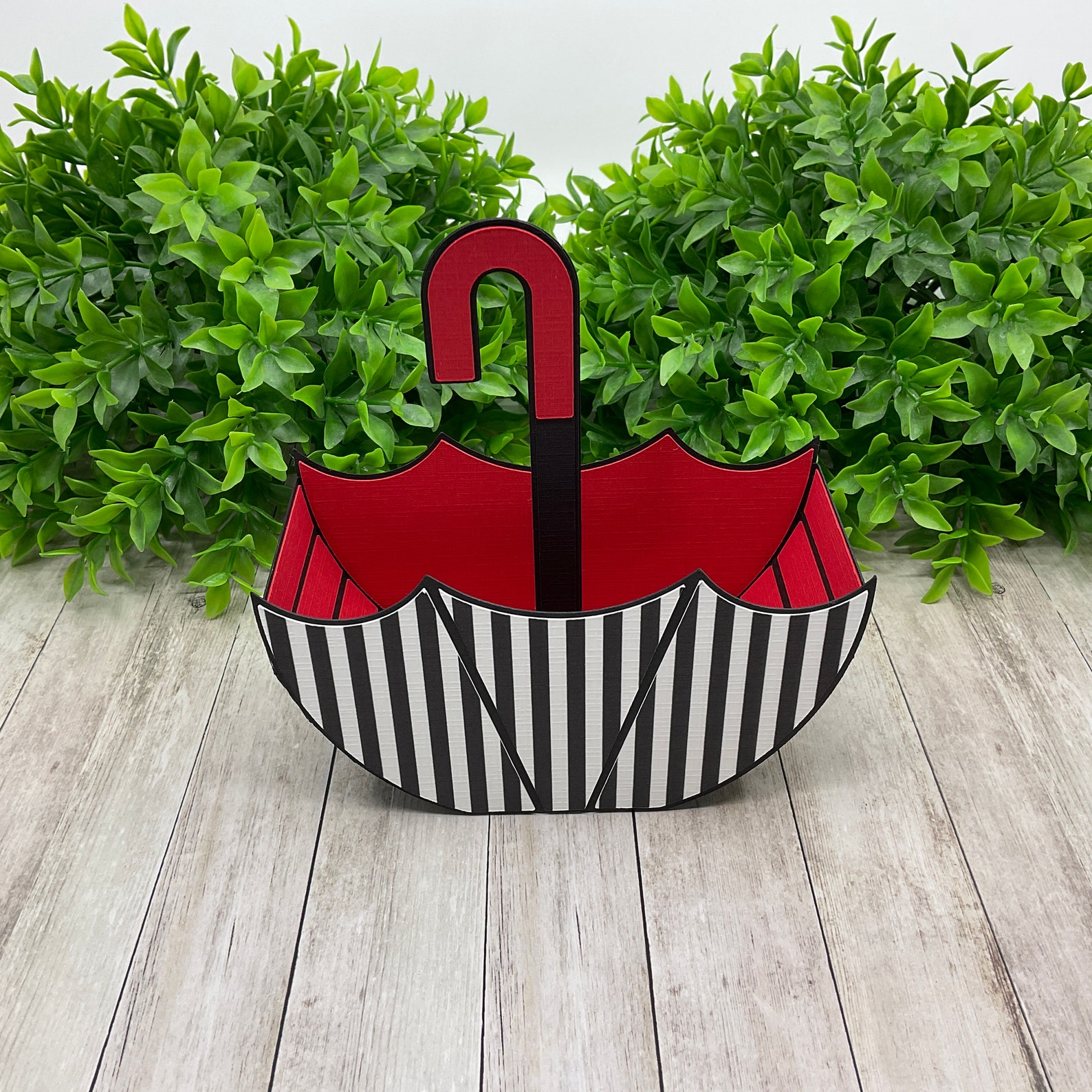 Umbrella Gift Box. Digital Cutting File Etsy