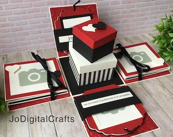 Mini album !Digital cutting file for Silhouette Cameo and Cricut Machines!