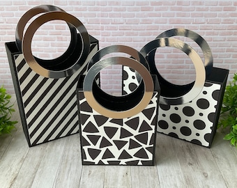 Ensemble de trois sacs cadeaux ! Fichier de découpe numérique pour Sihouette Cameo et Cricut !