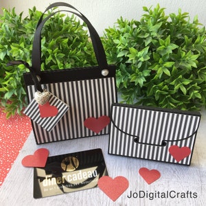 Purse with gift card or money holder !Digital cutting file!