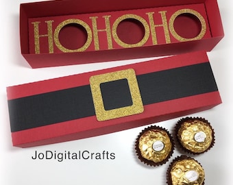 Santa box !Digital cutting file For Cricut Ans Silhouette Cameo!