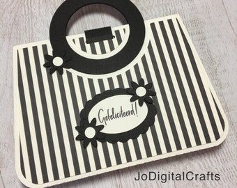 Gift card holder purse. Digital cutting file!