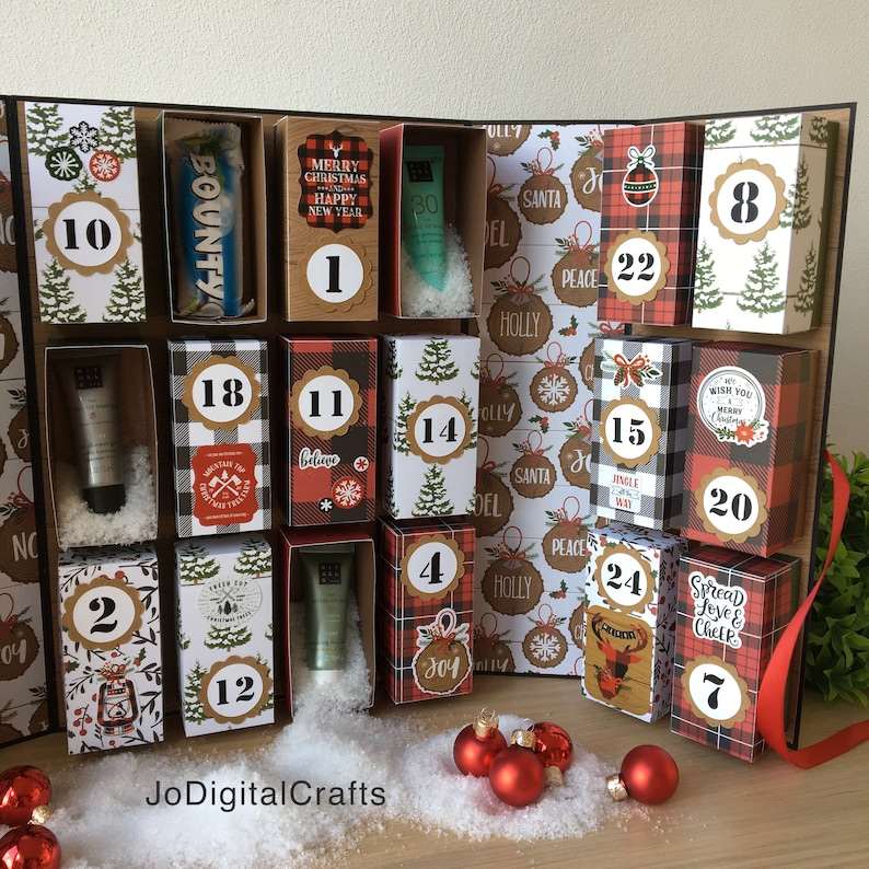 Adventskalender im A4-Format. Digitale Schnittdatei Bild 4