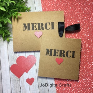 Two boxes for Merci chocolate. !Digital cutting file!