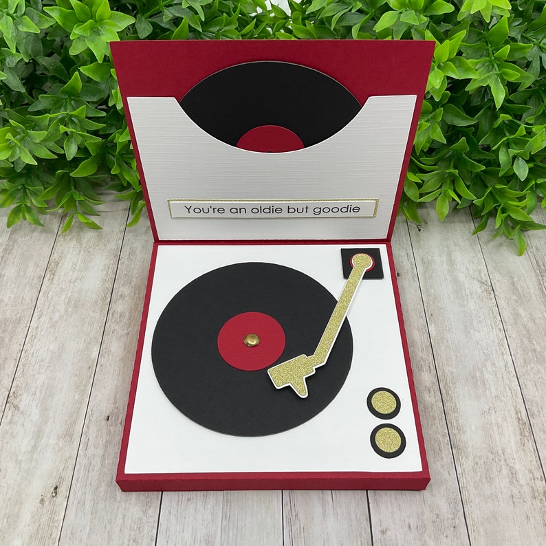 Record Player Giftbox Digital Cutting File Etsy