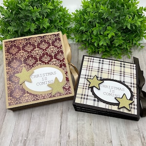 Set of 2 Advent calendars for tea bags. !Digital Cutting File!