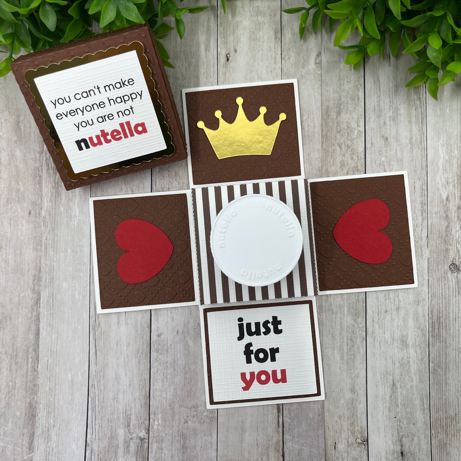 Mini Nutella Exploding Box. !digital Cutting File! - Etsy