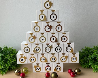 Adventskalender boom. !Digitaal Snijbestand voor Silhouette Cameo en Cricut!