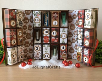 Adventskalender op A4 formaat. !Digital cutting file!