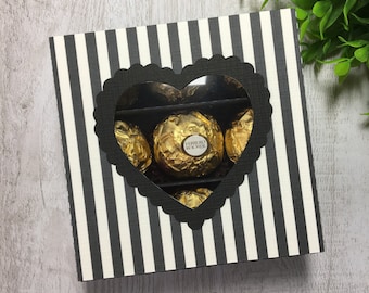 Box for 9 Ferrero Rocher. Digital cutting file!