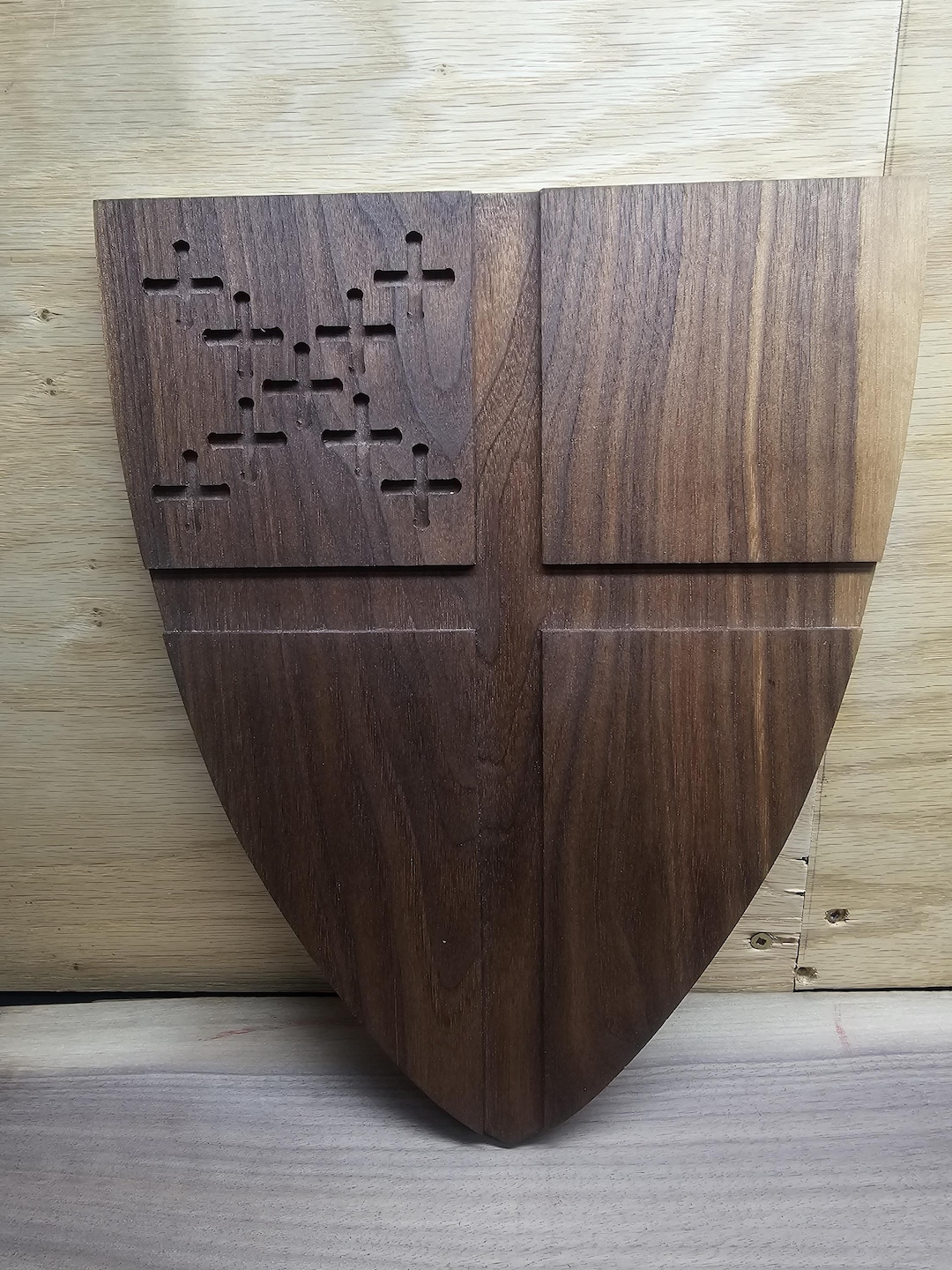 Episcopal Church Shield Black Walnut Engraved Large - Etsy