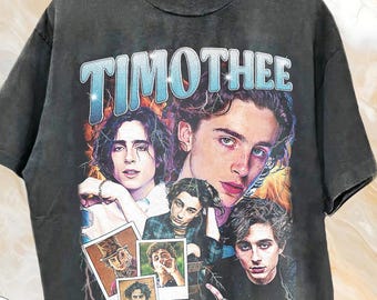Timothee Chalamet Collage Comfort Colors T-Shirt