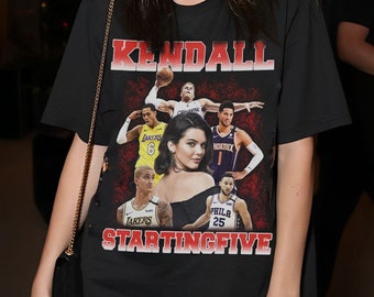 Kendall Starting Five Unisex Shirt | Kendall Starting Five Vintage 90' Shirt | Kendall Starting Five Shirt Loahaddian Kendall Jenner Team