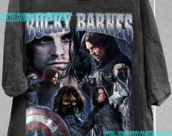 Bucky Barnes Winter Soldier T-Shirt: Falcon Homage Tee