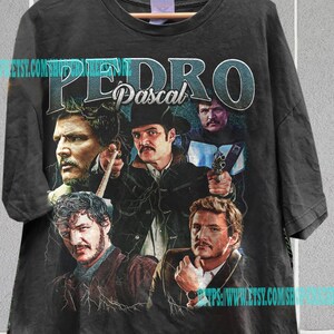 Pedro Pascal Vintage Style Unisex T-Shirt