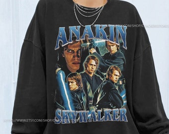 Anakin Skywalker Sweatshirt | Anakin Skywalker Vintage 90' Sweatshirt | Anakin Skywalker Classic Vintage Bootleg Shirt | Anakin Skywalker BL